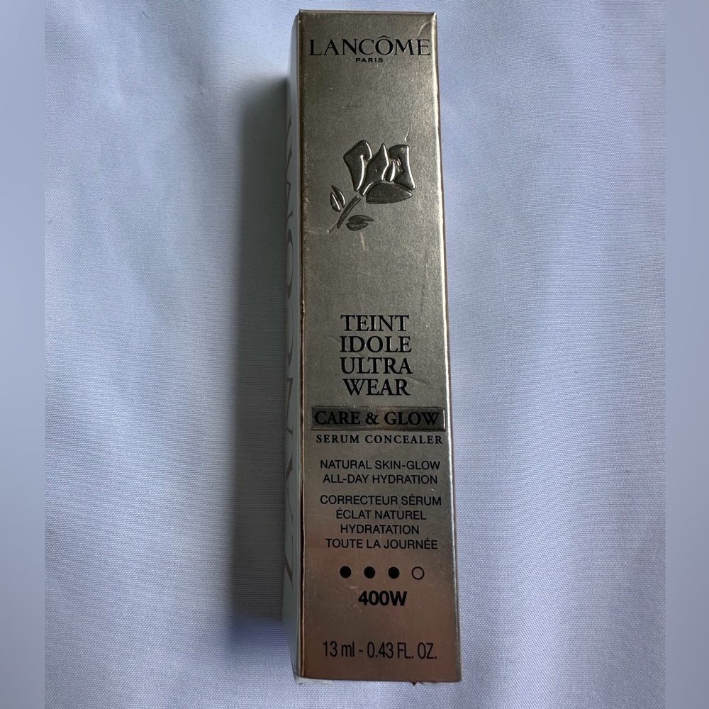 400W Lancôme Teint Idole Ultra Wear Care & Glow Serum Concealer 0.43 oz New Box